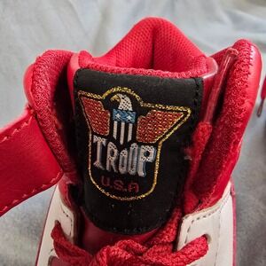 Troop Pro Edition Mens Red White High Top Sneakers 1CM00847-128 Size 9